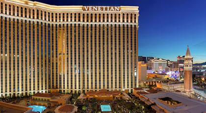 Das Venetian Las Vegas Casino in den USA